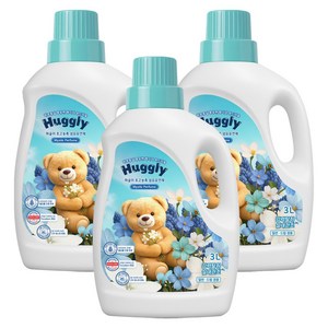 허글리 초고농축 섬유유연제 미스틱퍼퓸, 3L, 3개