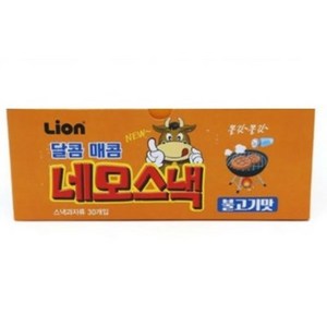 라이온 달콤매콤 불고기맛네모스낵 15g x 30개 쫀드기, 390g, 1개