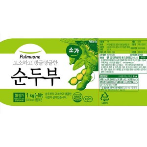 풀무원 대용량 순두부, 4개, 1kg