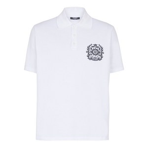 발망 로고 프린트 폴로 셔츠, 화이트계열, Standard XXL(KR 120)