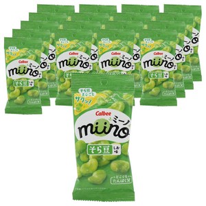 칼비 miino 소라 콩 시미 맛 슬림 사이즈 20g, 18 봉지