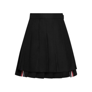 톰 브라운 플리츠 미니 스커트, 블랙계열, Italy 40(KR 55)
