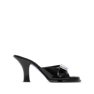 버버리 베이 가죽 샌들, Europe 37.5(KR 242), 블랙계열