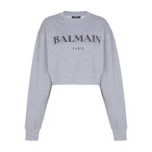 발망 로고 프린트 크루넥 스웨트셔츠, 그레이계열, Standard L(KR 66)