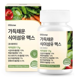 올리트루 가득채운 식이섬유 정 17g, 90정, 1개