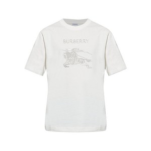 버버리 로고 자수 티셔츠, 화이트계열, Mid standard XL(KR 115)