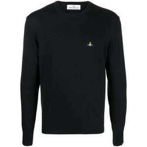 비비안웨스트우드 구체 자수 파인 니트 스웨터