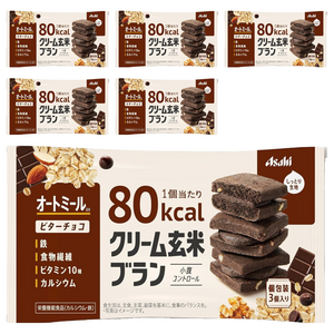 아사히 그룹 식품 크림현미블랑 80kcal 비타초코 54g 3개×6봉지, 54g, 1세트