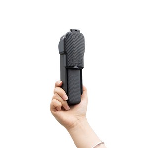 BRDRC DJI Pocket 3 보호 케이스 / 플립 오픈 디자인 / 내장 필터 수납 / 방진 생활방수 / 손목 스트랩 포함