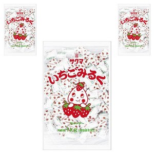 사쿠마 딸기 밀크, 1kg, 3개