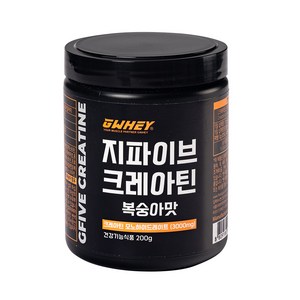 지웨이 지파이브 크레아틴 복숭아맛, 200g, 1개