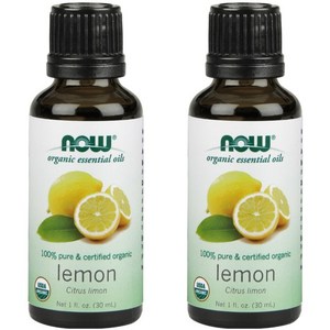 나우푸드 퓨어 에센셜 lemon 아로마오일 과일향, 30ml, 2개