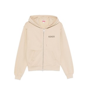 겐조 로고 디테일 후드 집업, 베이지계열, Standard M