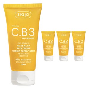 지아자 비타민 C B3 나이아신아마이드 위이크 미 업 페이스 크림, 50ml, 4개