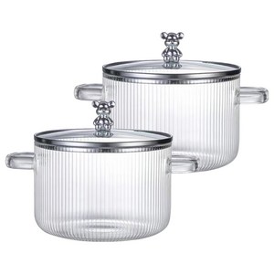 Demi 곰돌이 유리 양수 냄비 1.5L