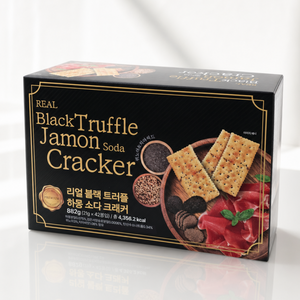 블랙 트러플 하몽 소다 크래커 맛있는 간식 만능 안주, 882g, 1개