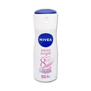 니베아 데오드라트 스프레이 엑스트라 브라이트, 60ml, 2개