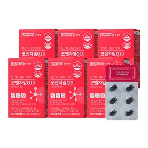 동국제약 항산화 혈압건강에 코엔자임큐텐(Q10) 500mg x 30캡슐 6박스 6개월분, 30정, 6개