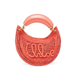 끌로에 서머 바나나 우븐 탑 핸들 토트 백