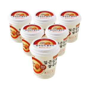 한끼든든 쌀국수 얼큰김치맛 소컵, 6개