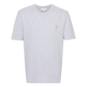 메종키츠네 칠랙스 폭스 패치 티셔츠, 그레이계열, Standard XL(KR 110)