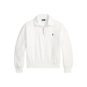 폴로랄프로렌 지퍼 칼라 자수 스웨트셔츠, 화이트계열, Standard L(KR 77)