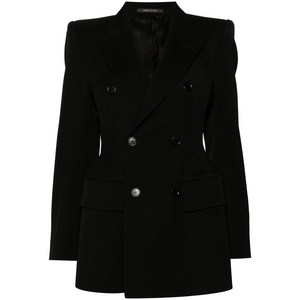 발렌시아가 아워글래스 더블 브레스티드 블레이저