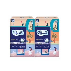 잘풀리는집 천연펄프 미용티슈 2겹, 250매입, 6개