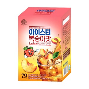 우리차 아이스티 복숭아