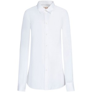 마르니 벌룬 소매 포플린 셔츠