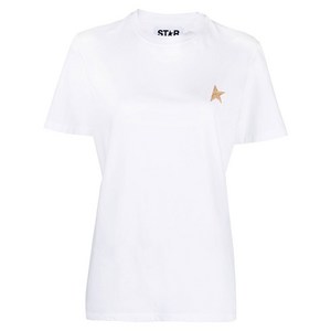 골든 구스 스타 프린트 티셔츠, 화이트계열, Standard XXS(KR 33)