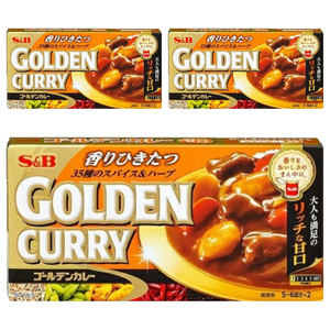 에스앤비 골든 카레 리치한 단 맛, 198g, 3개