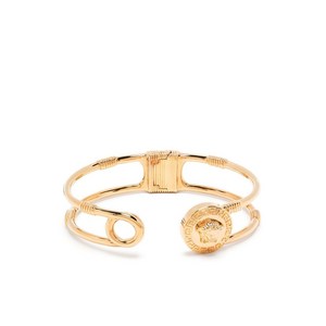 베르사체 세이프티 핀 브레이슬릿, L, 골드계열