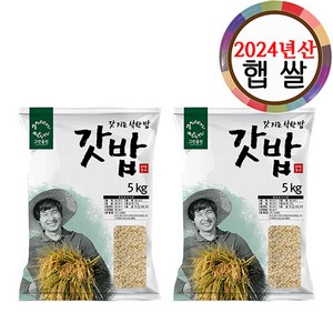 그린올린 2024년산 갓밥 갓쌀 7분도미 5kg x 2봉 / 칠분도미, 10kg, 1개