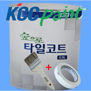 kcc 무독성 화장실 욕실 주방 타일 코트 도구, 1개, 900ml, 그레이도구