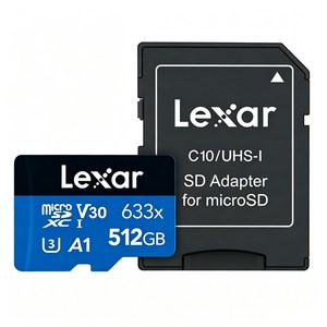렉사 하이퍼포먼스 microSDXC 메모리카드 UHS-I 633x