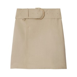 버버리 랩 캔버스 스커트, 베이지계열, UK 6(KR 44-55)