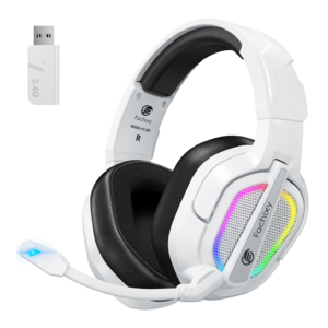 파치시 무선 게이밍 헤드셋 FC200 가상 7.1채널 3D 사운드 RGB LED 노이즈 캔슬링 마이크 2.4GHz 저지연