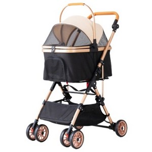 펫초이스 강아지 유모차, 베이지, 1개