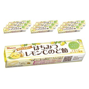 일본 꿀레몬C 목캔디 10개 꿀사탕 목사탕, 10개