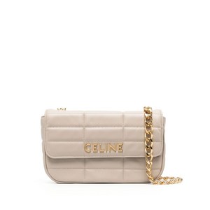 셀린느 로고 장식 퀼팅 숄더 백