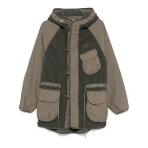 C.P.컴퍼니 페이크 시어링 후드 재킷