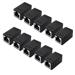 RJ45 랜선 커플러 CAT6 FTP 랜선 연장 커넥터 1Gbps LAN 케이블 암암 젠더