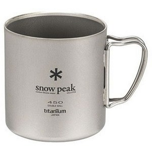 스노우피크 티타늄 더블 머그 컵 MG-153