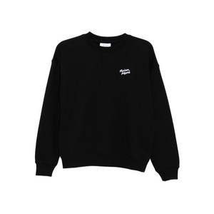 메종키츠네 로고 자수 스웨트셔츠, 블랙계열, S(KR 55)
