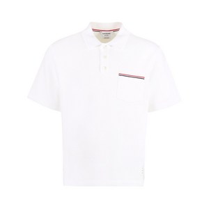 톰 브라운 RWB 스트라이프 폴로 셔츠, 화이트계열, Numeric 2(KR 100)