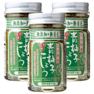 Fundokin 훈도킨 일본 아오 유즈코쇼 청유자 후추 50g 3팩, 50g, 3개