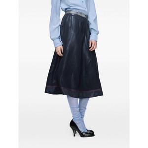 메종 마르지엘라 텍스처 미디 스커트, 블루계열, Italy 44(KR 66)