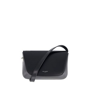 생로랑 블랙 스몰 가죽 크로스 백