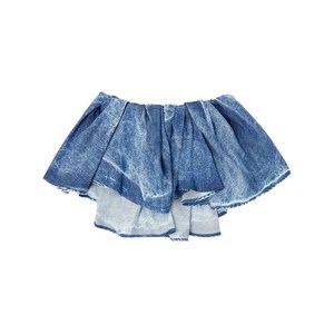 디젤 비대칭 데님 스커트